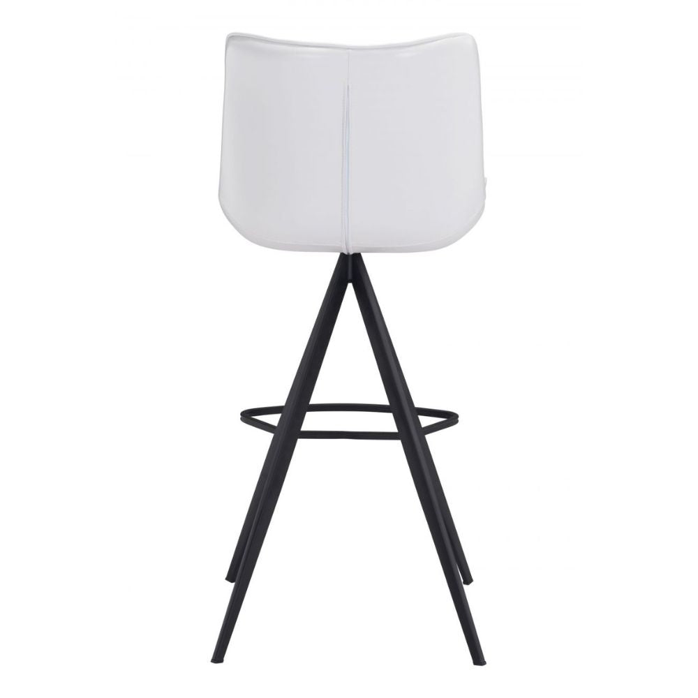 Aki Barstool (Set of 2) White & Black