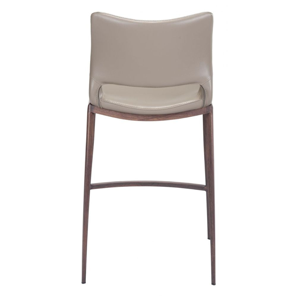 Ace Counter Stool (Set of 2) Brown & Walnut