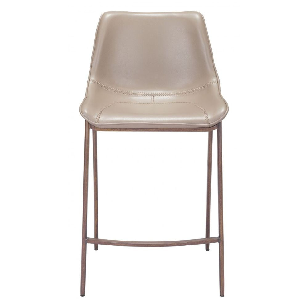Desi Counter Stool (Set of 2) Black & Walnut