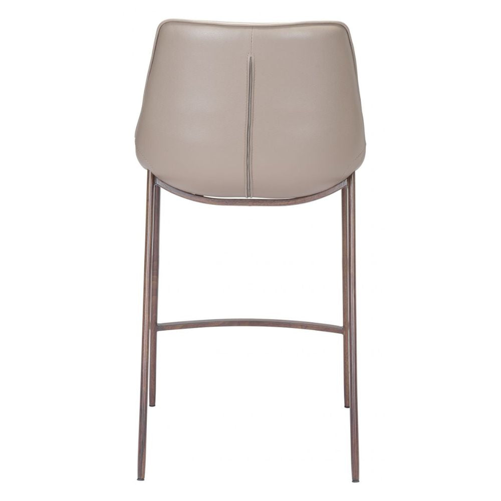 Desi Counter Stool (Set of 2) Black & Walnut