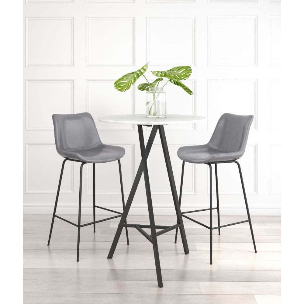 Byron Barstool Gray