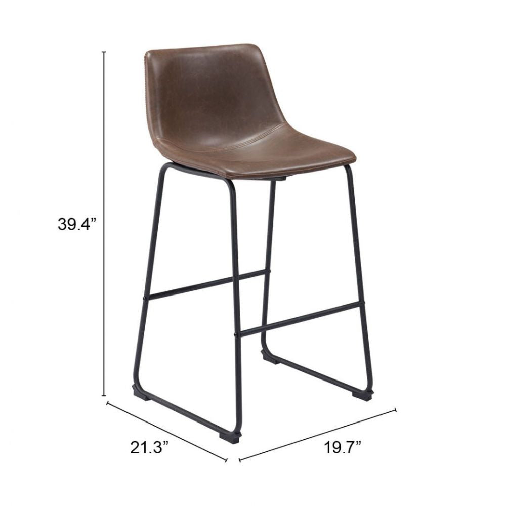 Smart Barstool (Set of 2) Vintage Espresso