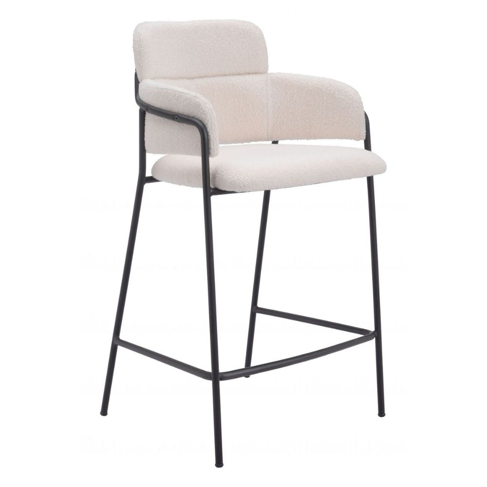 Marcel Counter Stool (Set of 2) Cream