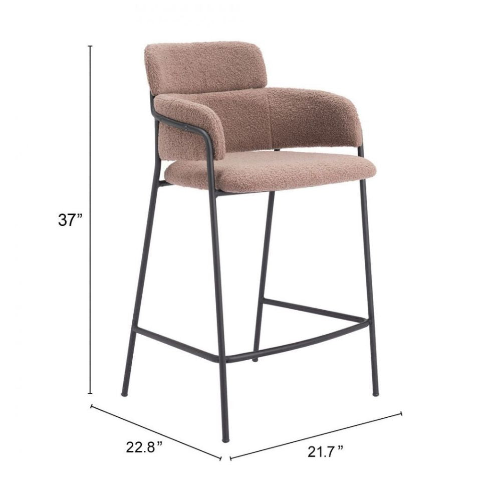 Marcel Counter Stool (Set of 2) Brown