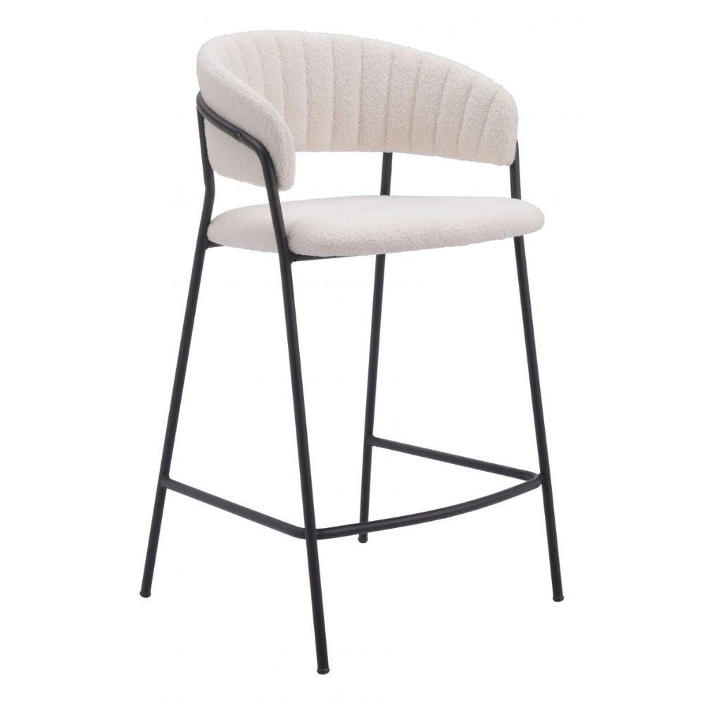Josephine Counter Stool (Set of 2) Cream
