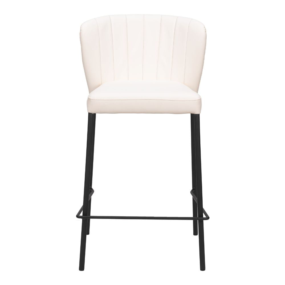 Linz Counter Stool (Set of 2) Cream