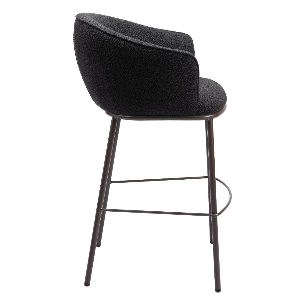 Essen Barstool Black & Bronze