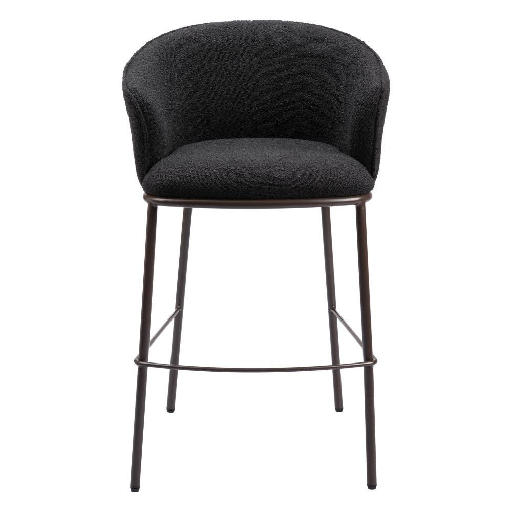 Essen Barstool Black & Bronze