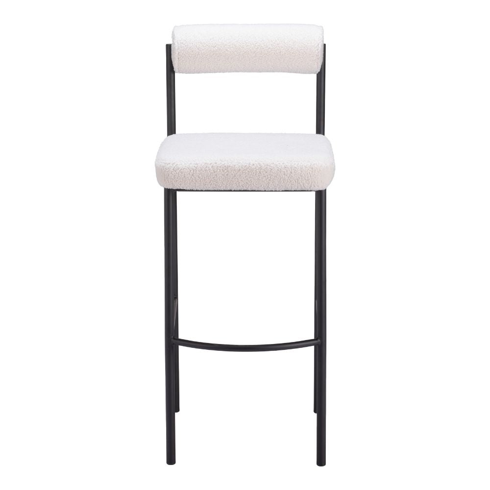 Livorno Barstool (Set of 2) Ivory