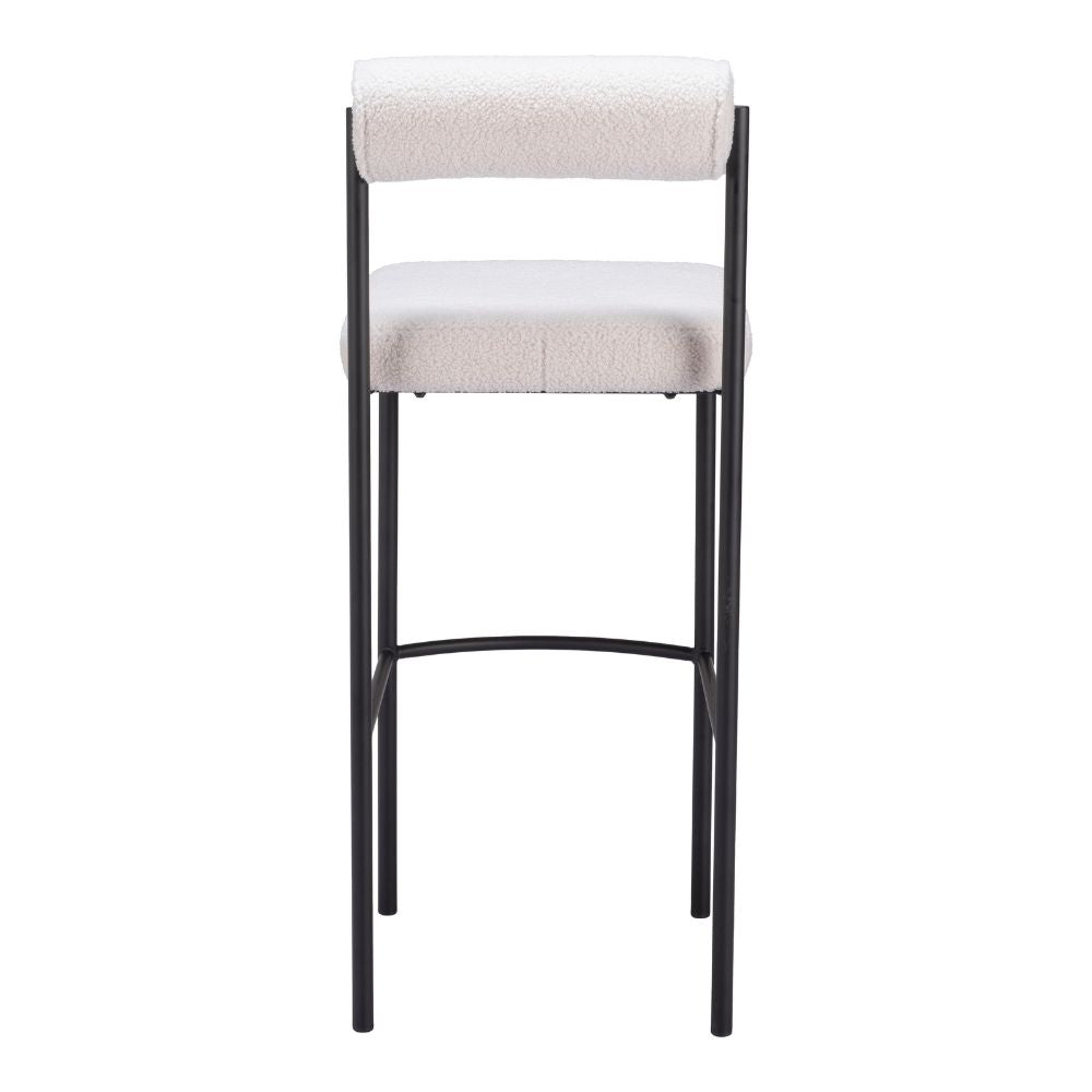 Livorno Barstool (Set of 2) Ivory