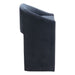 Modern black chair on a white background