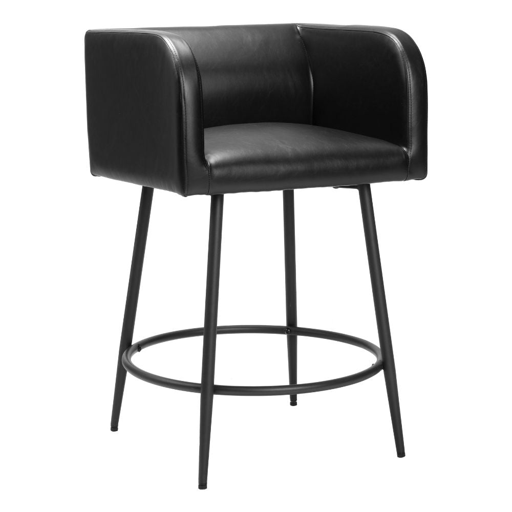 Horbat Counter Stool (Set of 2) Black
