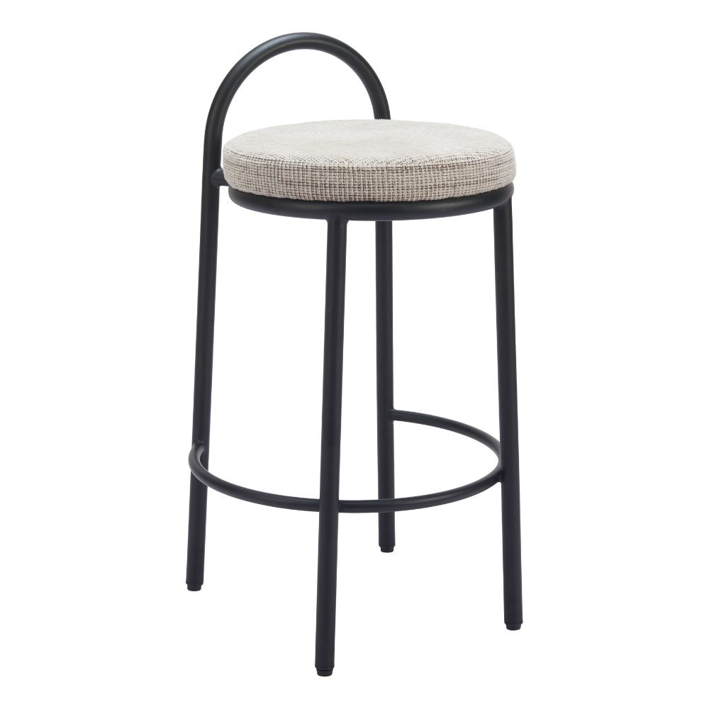 Sisal Counter Stool (Set of 2) Beige Tweed