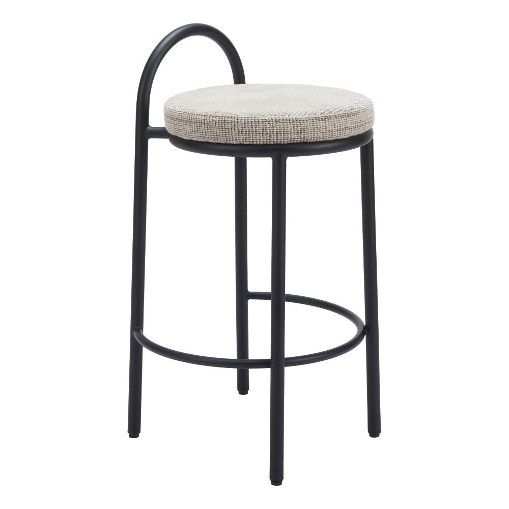 Sisal Counter Stool (Set of 2) Beige Tweed