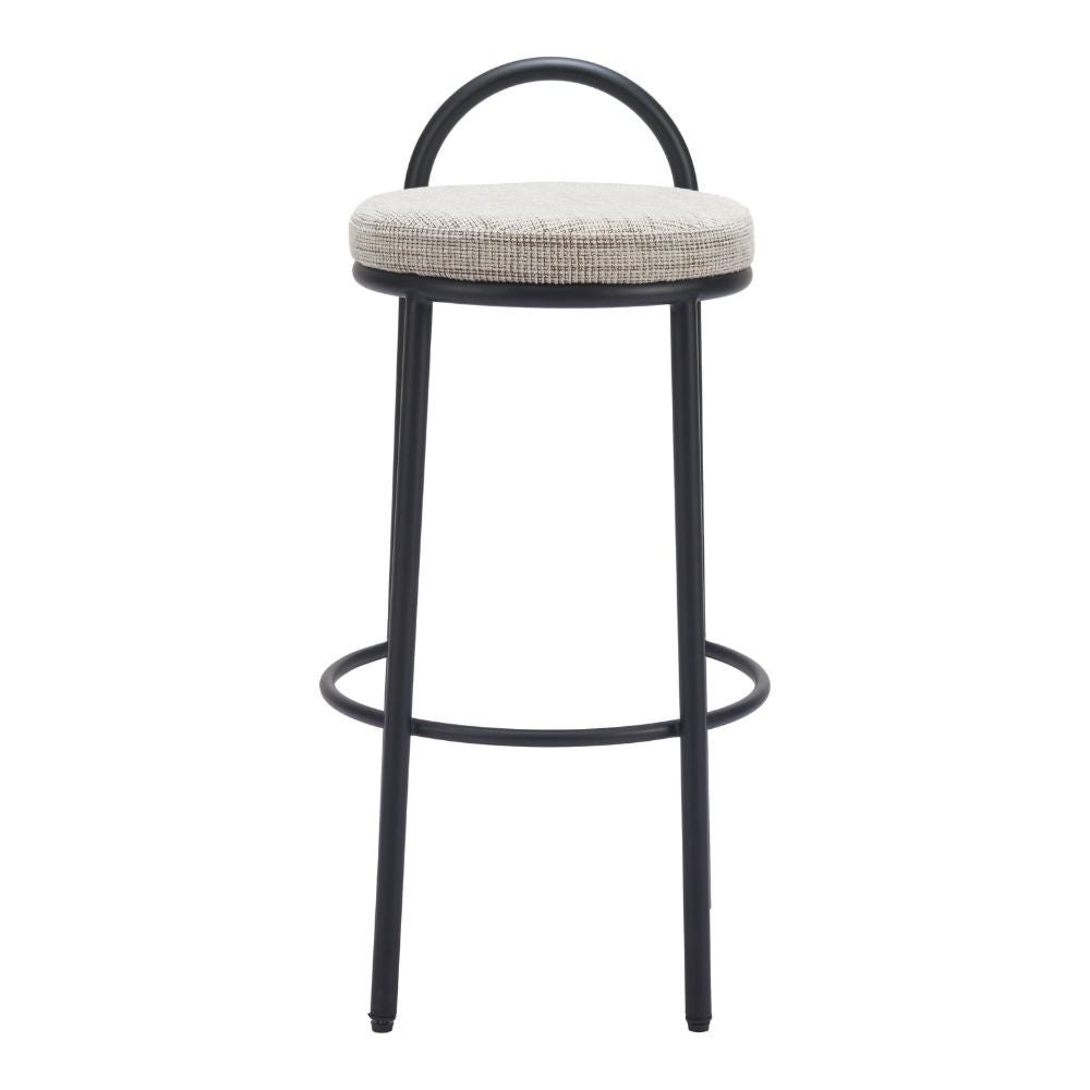 Sisal Barstool (Set of 2) Beige Tweed