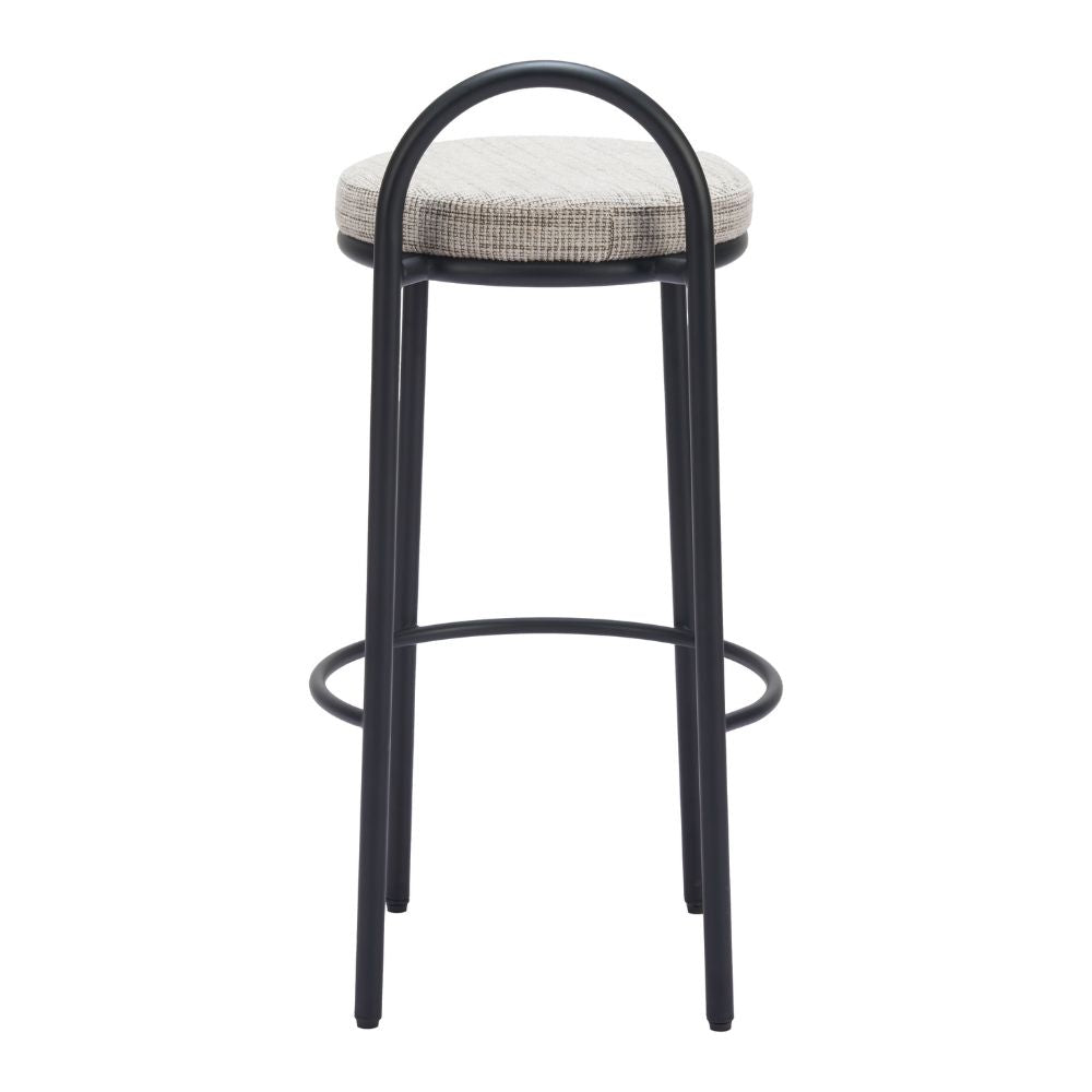 Sisal Barstool (Set of 2) Beige Tweed