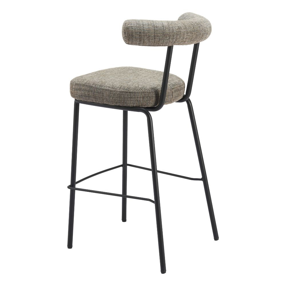 Kede Barstool Green Tweed