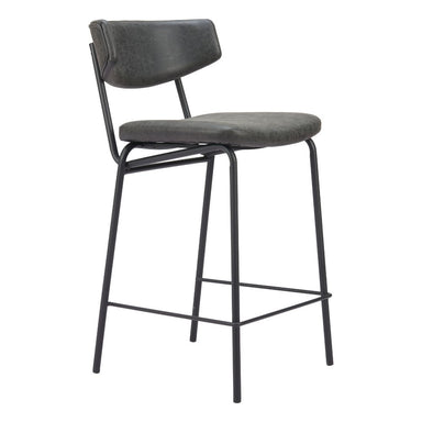 Charon Counter Stool (Set of 2) Vintage Black main image