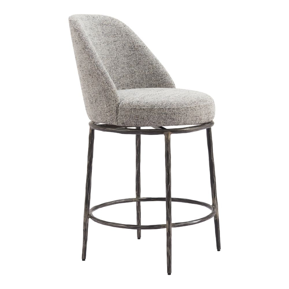 Nordhavn Swivel Counter Stool Gray