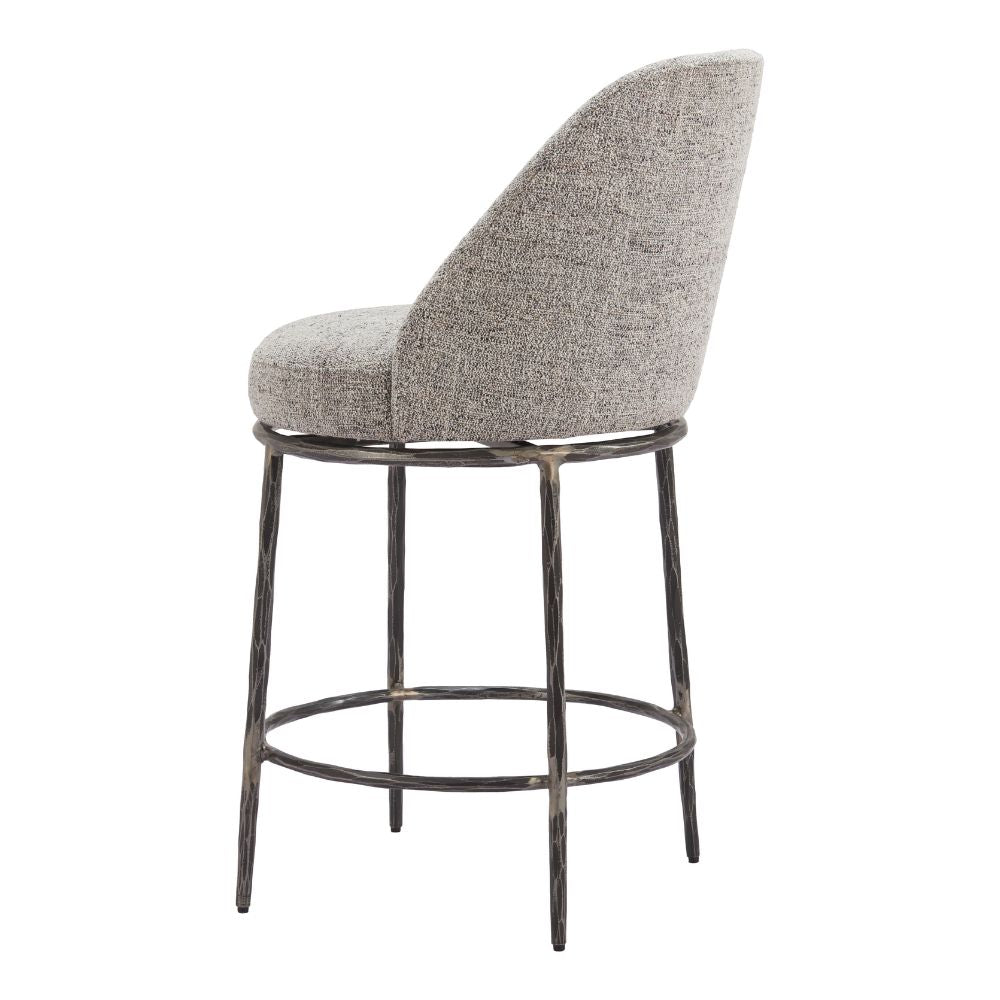 Nordhavn Swivel Counter Stool Gray