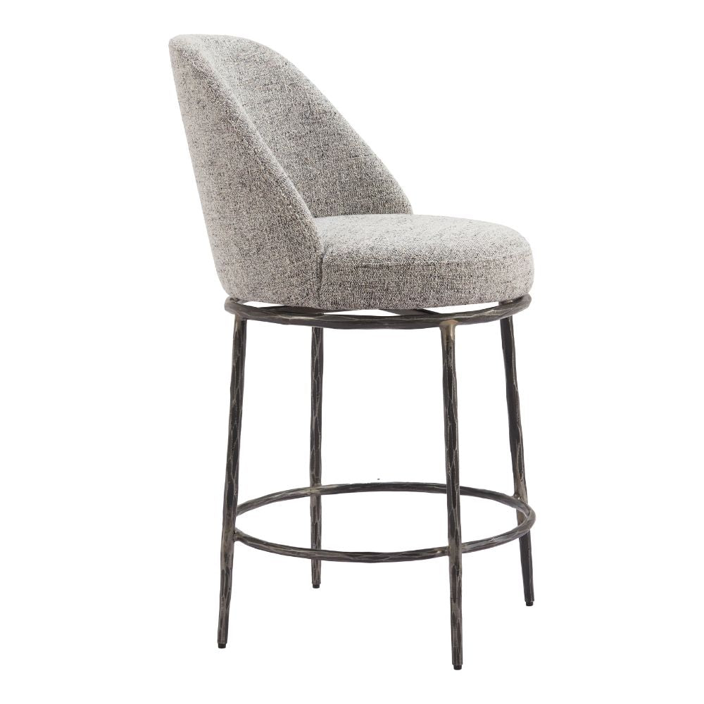 Nordhavn Swivel Counter Stool Gray