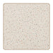Square terrazzo tile with a speckled pattern on a white background