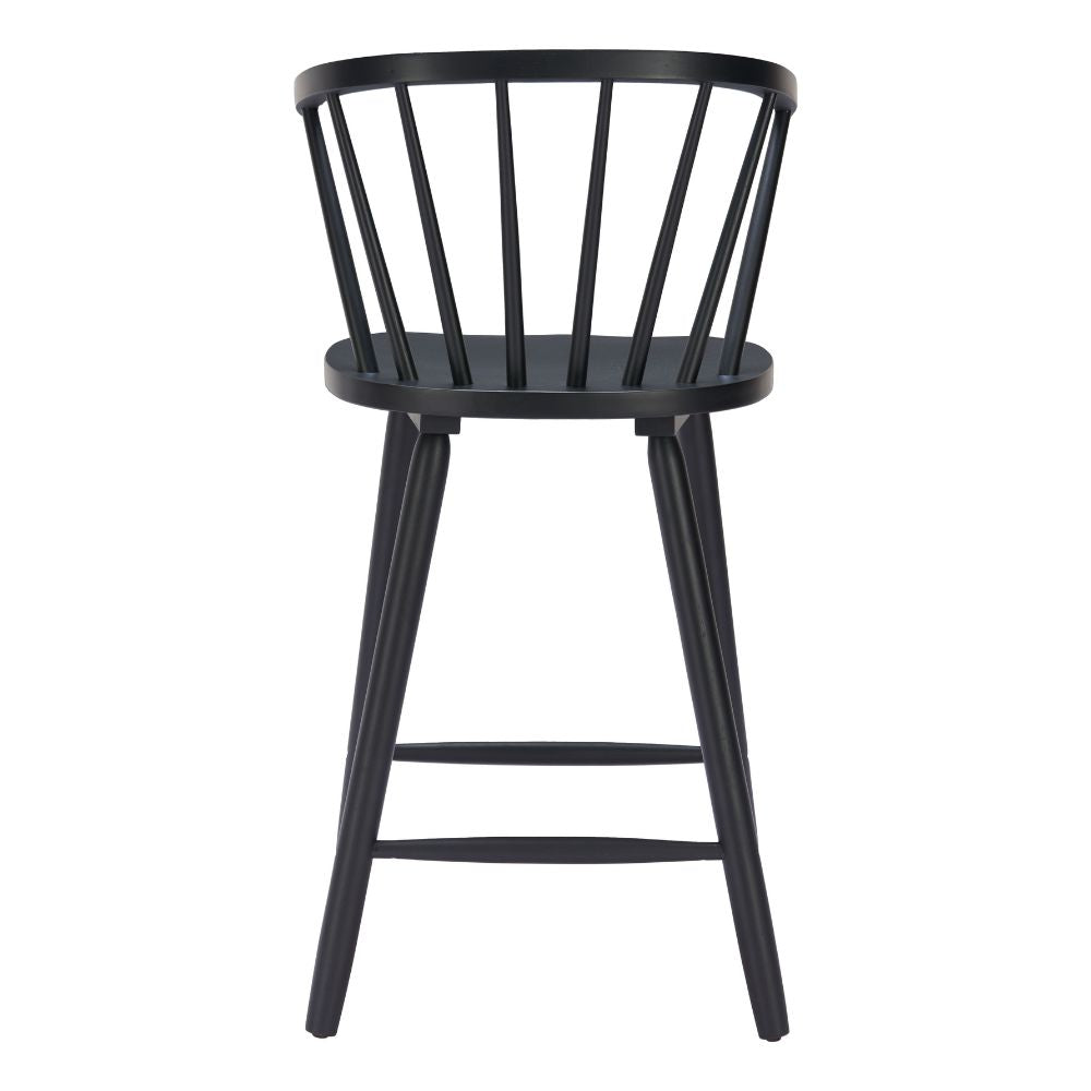 Stenger Counter Stool (Set of 2) Black