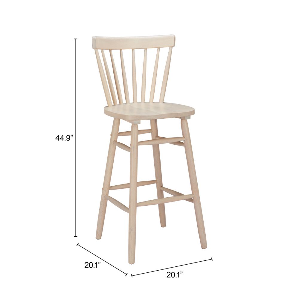 Tyce Barstool (Set of 2) Natural