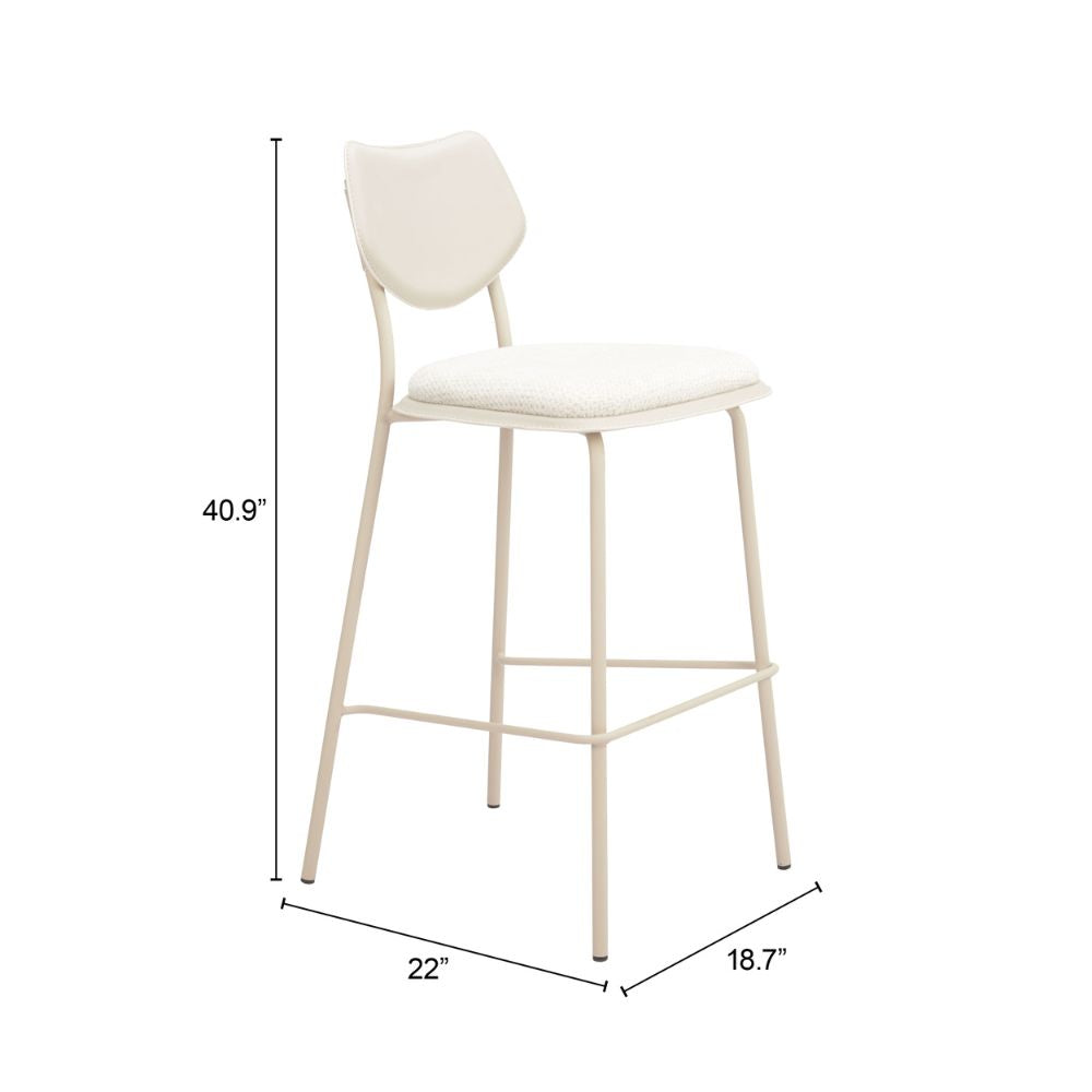 Zeal Barstool (Set of 4) Light Gray