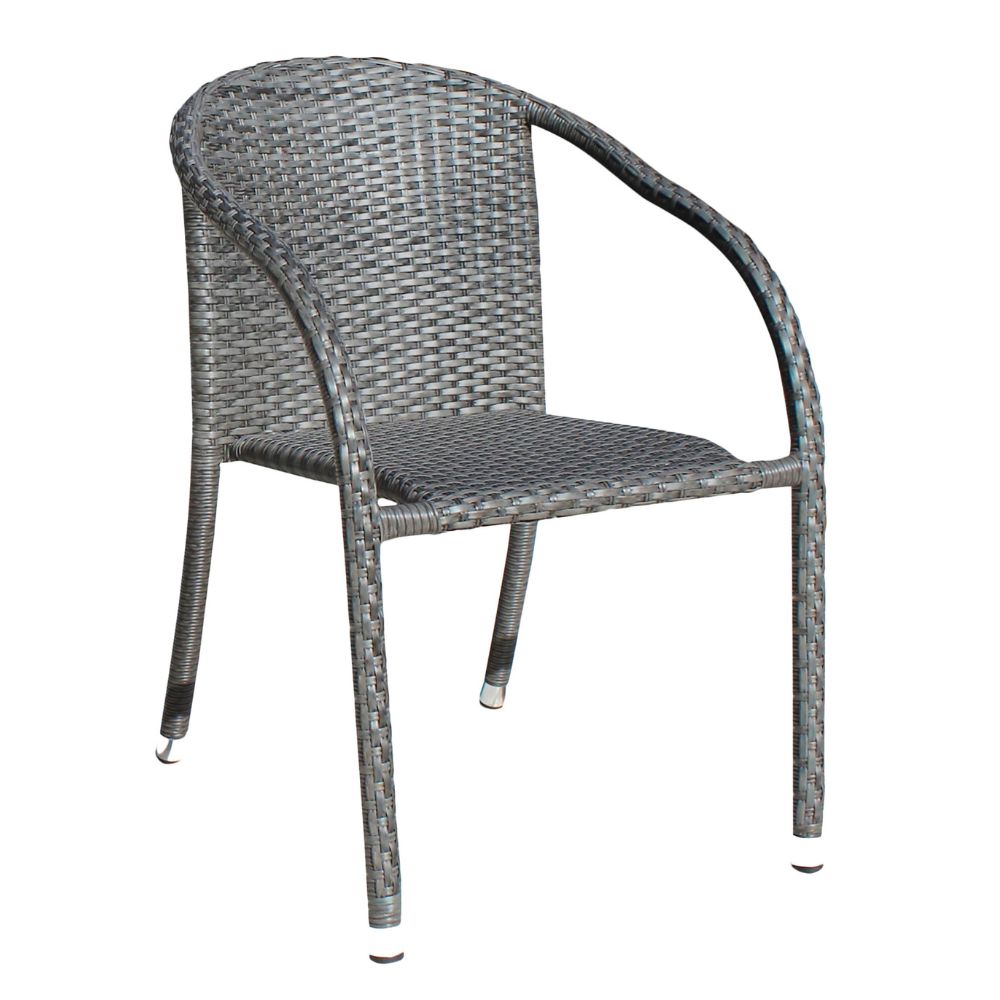 Spectrum Stackable Set of 2 Woven Armchairs