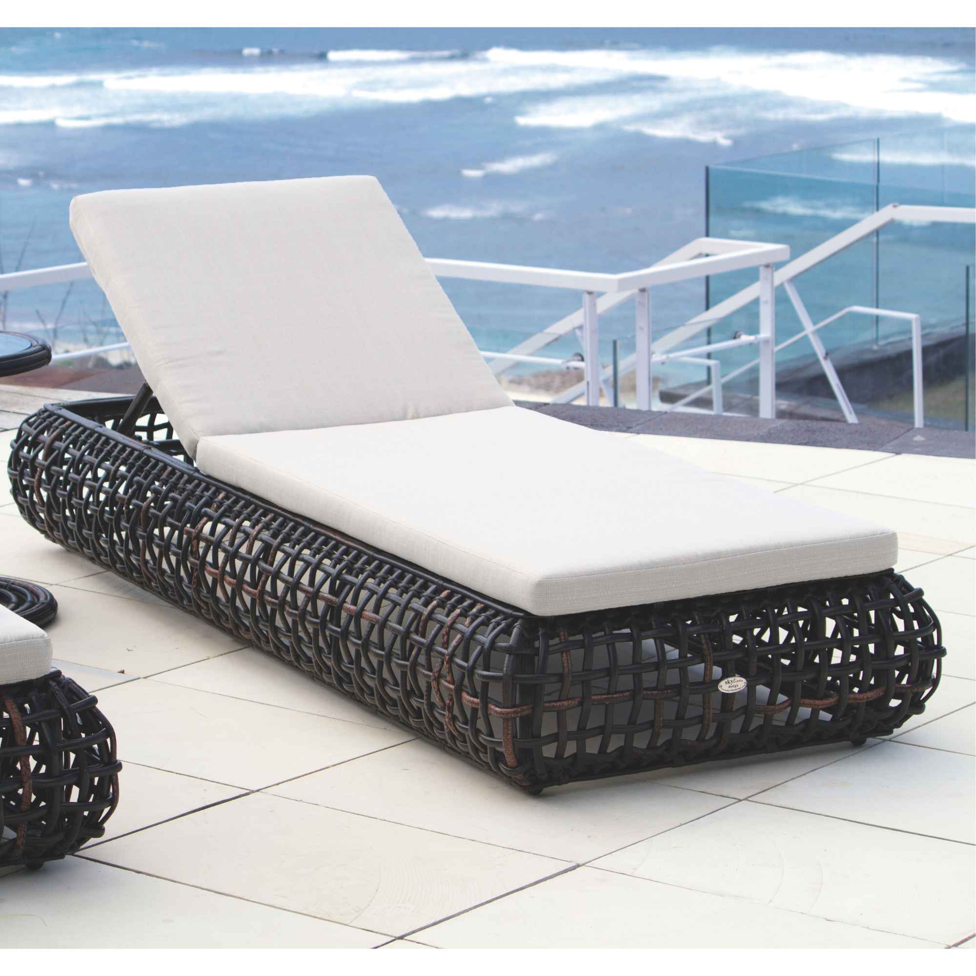 Dynasty Chaise Lounger with Sunbrella Cushion