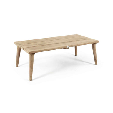 Wooden table on a white background