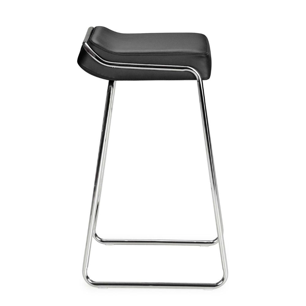 Wedge Barstool (Set of 2) Black