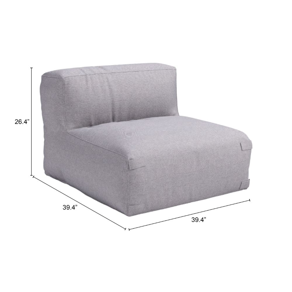 Luanda Middle Chair Gray