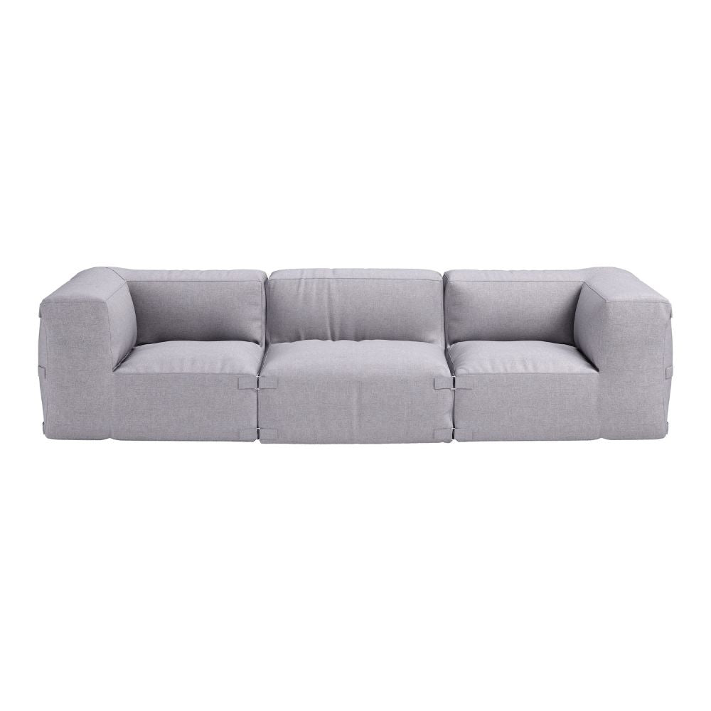 Luanda Corner Chair Gray