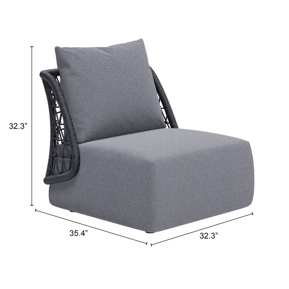 Mekan Accent Chair Gray