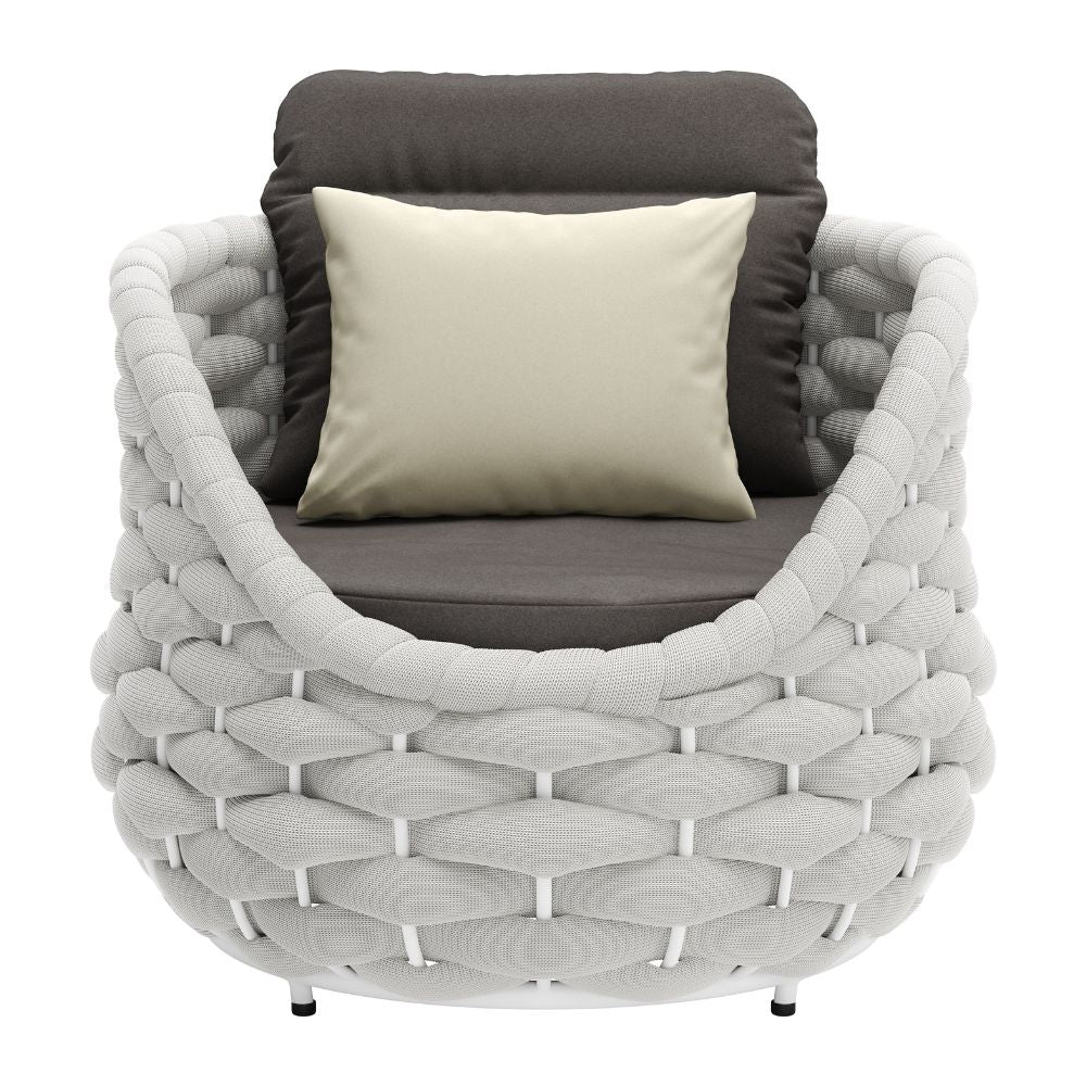 Coral Reef Accent Chair Gray