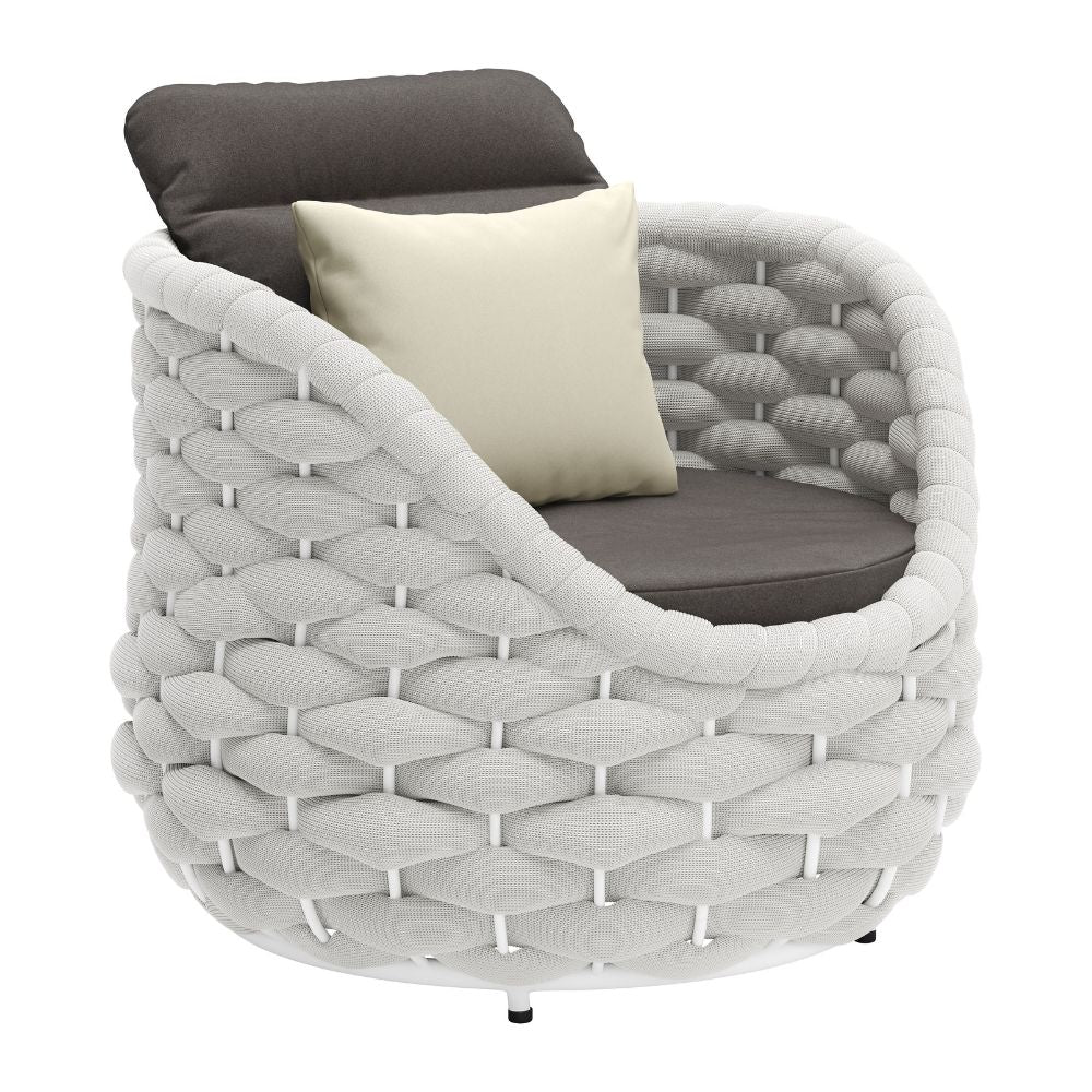Coral Reef Accent Chair Gray