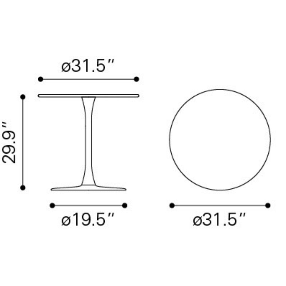 Soleil Dining Table Gray