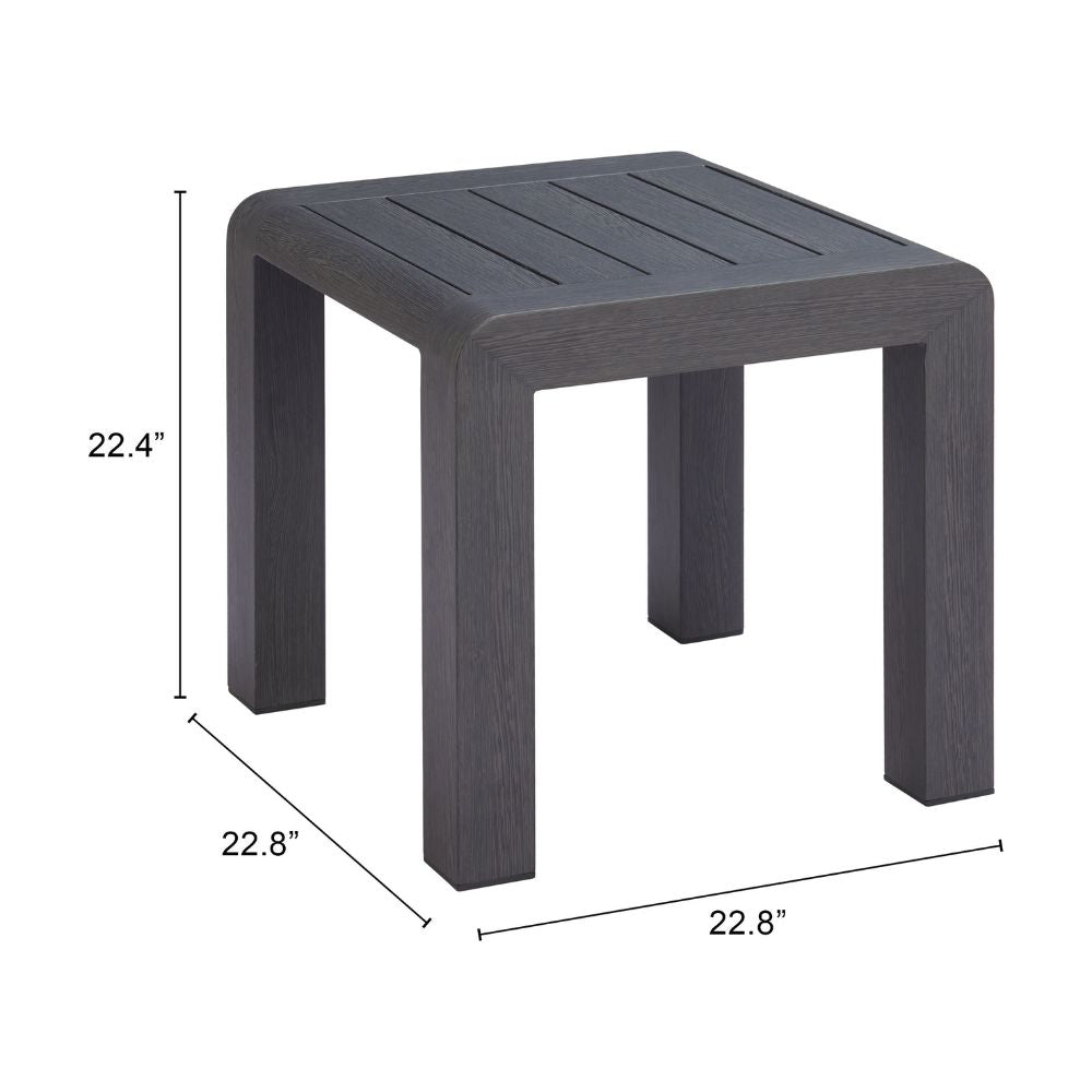 Rolig Side Table Black