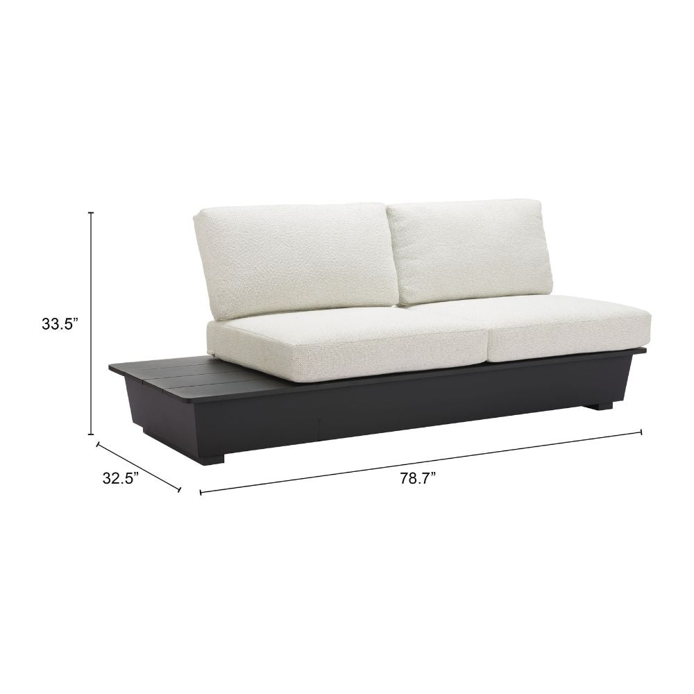 Tien LHF Loveseat Beige