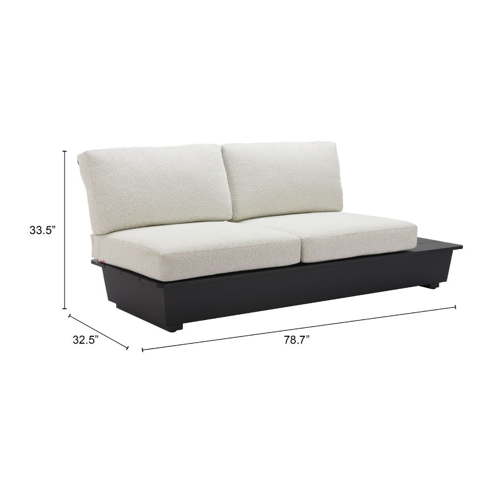 Tien RHF Loveseat Beige