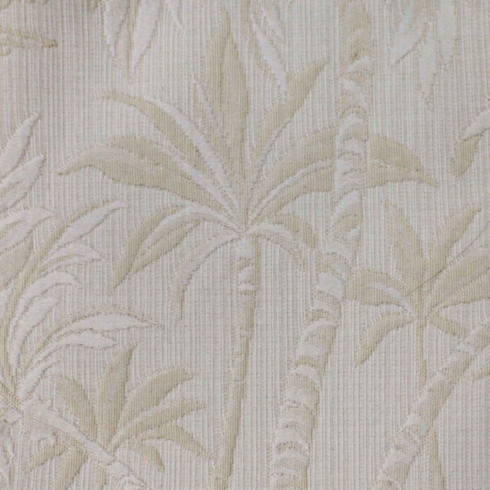 Textured wallpaper with leaf pattern in beige tones