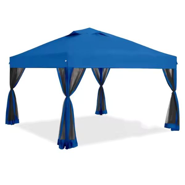 Outdoor Canopy Tent With 4 Removable Nettings