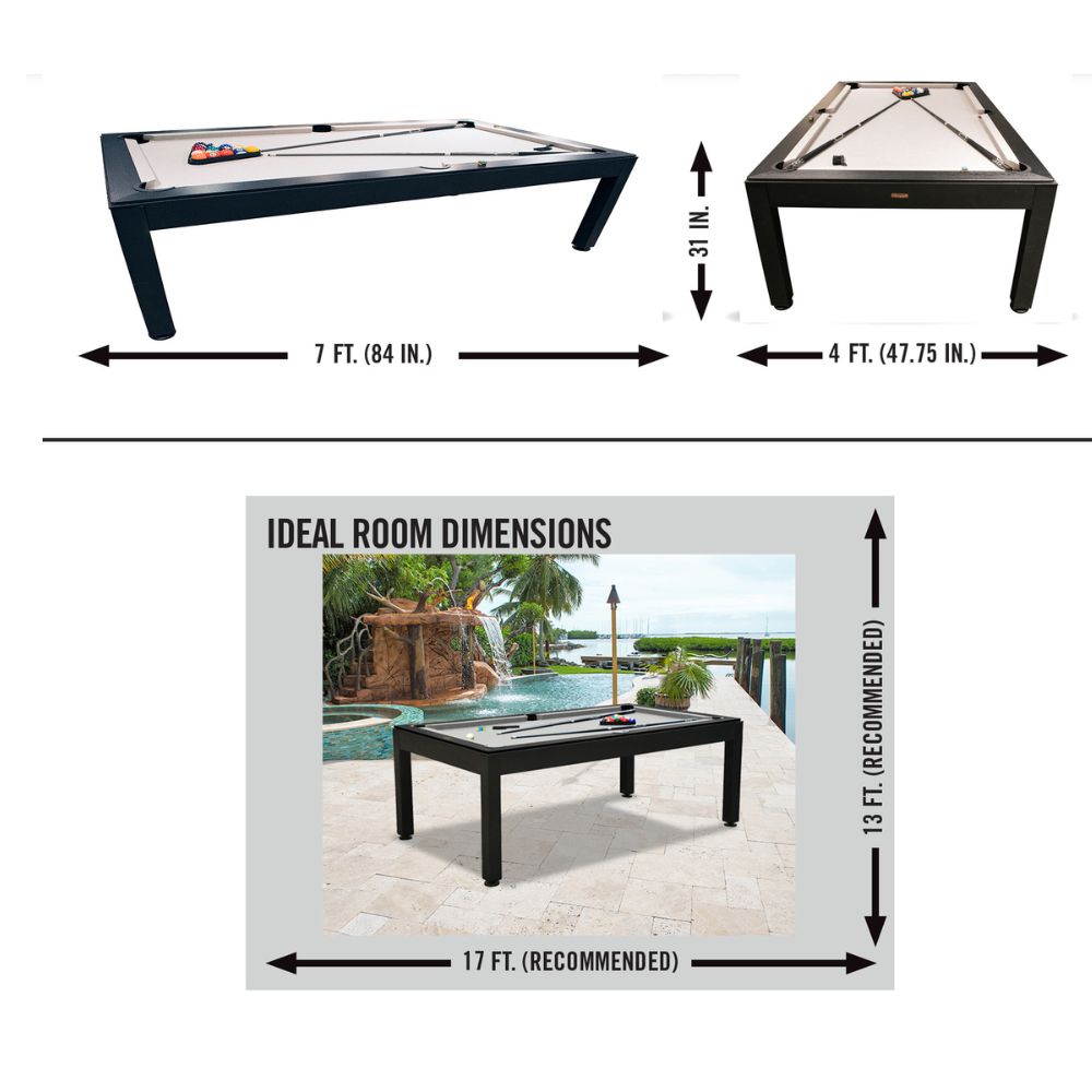 Panama Jack Indoor/Outdoor Billiards Table