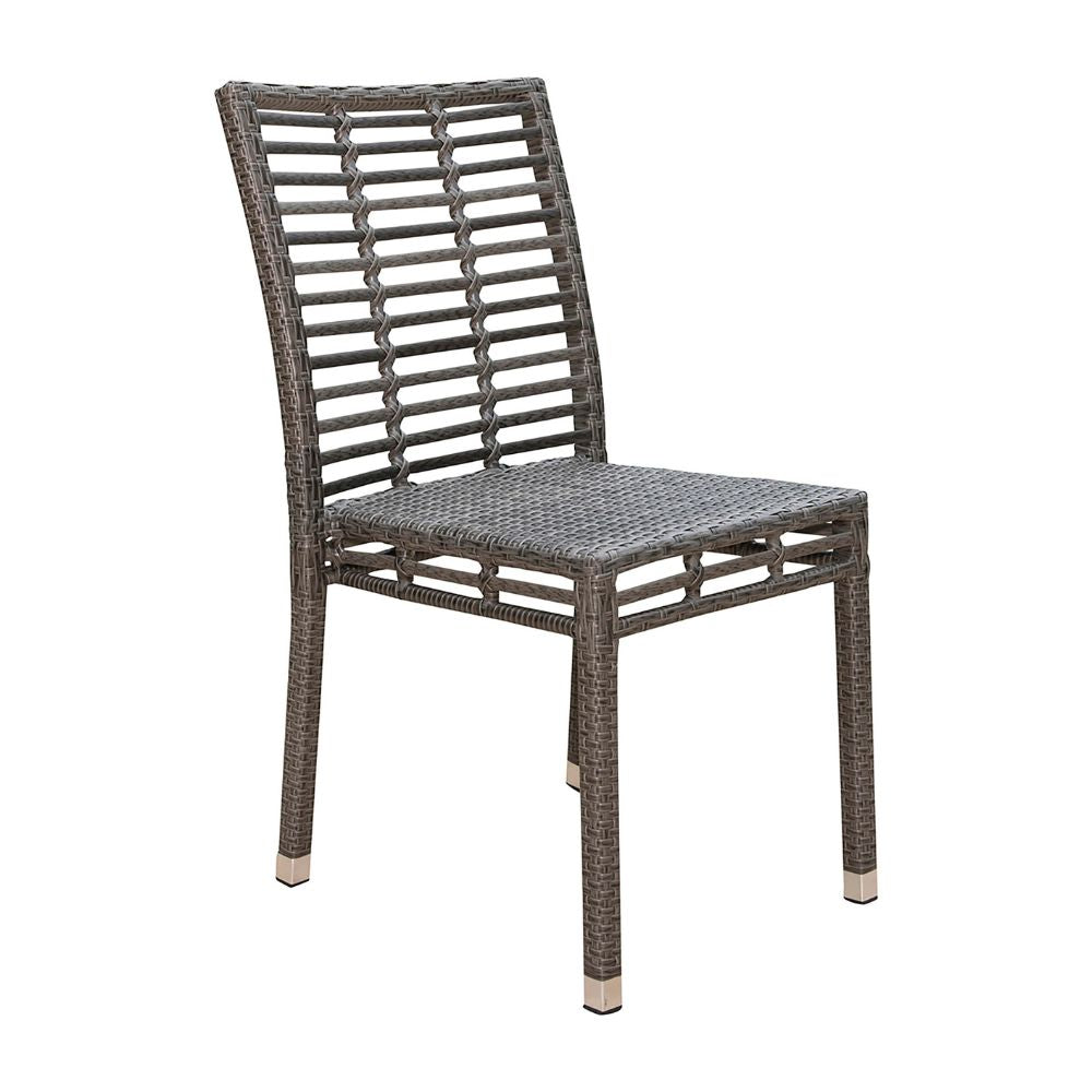 Panama Jack Graphite Set of 2 Stackable Side Chairs