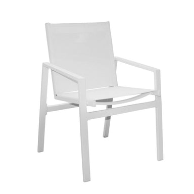 White chair on a white background