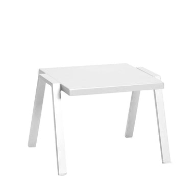 White corner desk on a white background