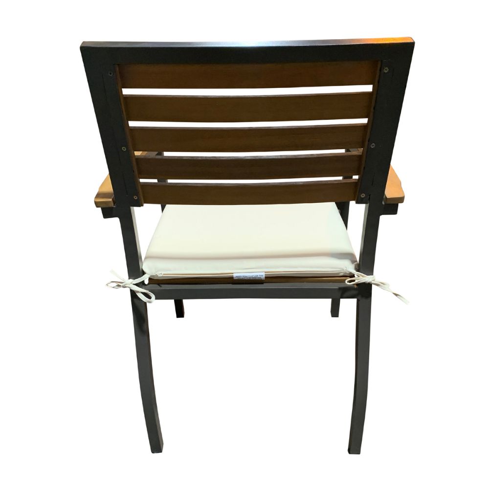 Panama Jack Boca Grande Stackable Dining Armchairs with Cushion (Set of 2)