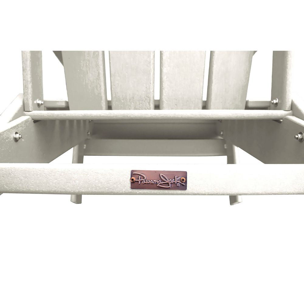 Panama Jack Polyresin Folding White Adirondack Chair